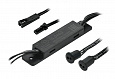 Выключатель сенсорный 12V/60W, 24V/120W для 2х дверей, черный
