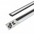 Профиль врезной 22,1*6,9*3000 Черный, ком-т с матовый экраном